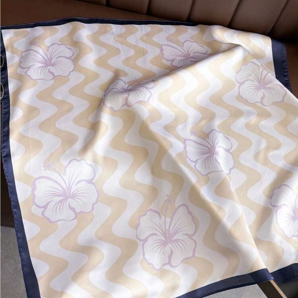 Floral Patterned Scarf S68